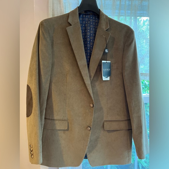 Men’s Ralph Lauren 42L Tan Corduroy Blazer